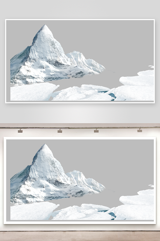 冬季雪地雪景免抠素材-众图网