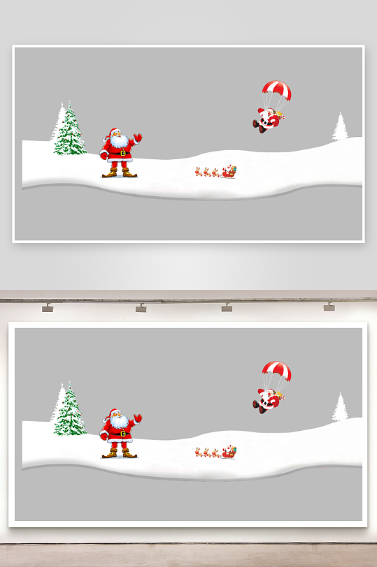 冬季雪地雪景免抠素材-众图网