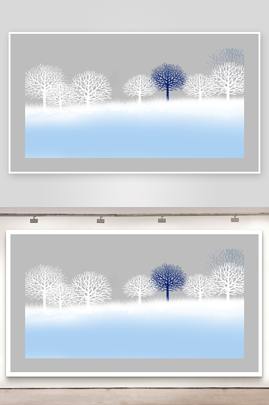 冬季雪地雪景免抠素材-众图网