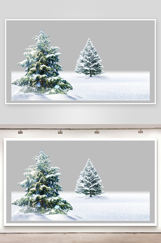 冬季雪地雪景免抠素材-众图网