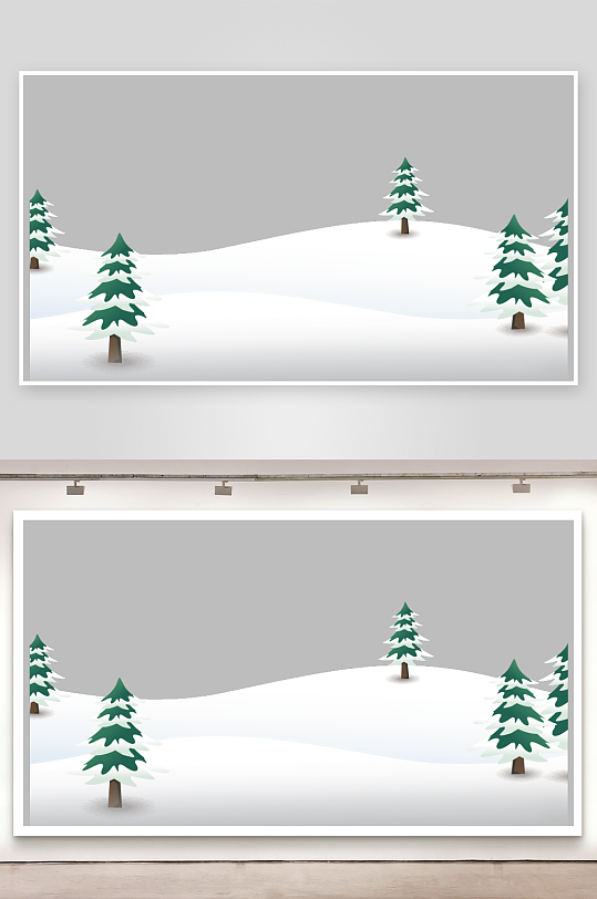 冬季雪地雪景免抠图-众图网