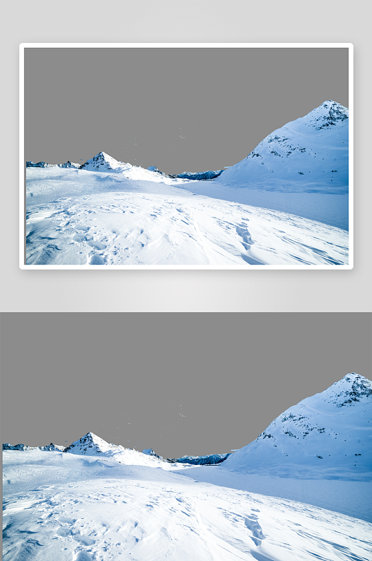 冬季雪地雪景免抠图-众图网