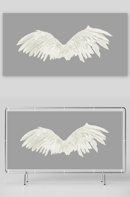 天使羽毛翅膀免抠图-众图网