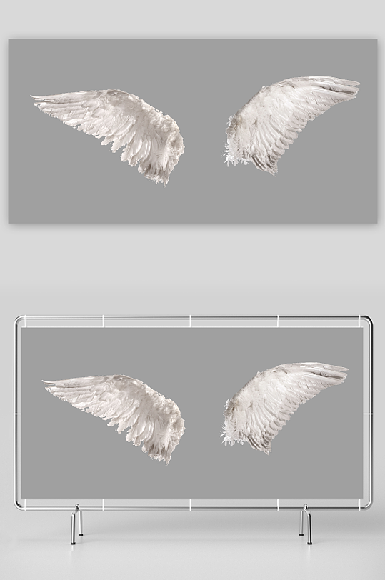 天使羽毛翅膀免抠图-众图网