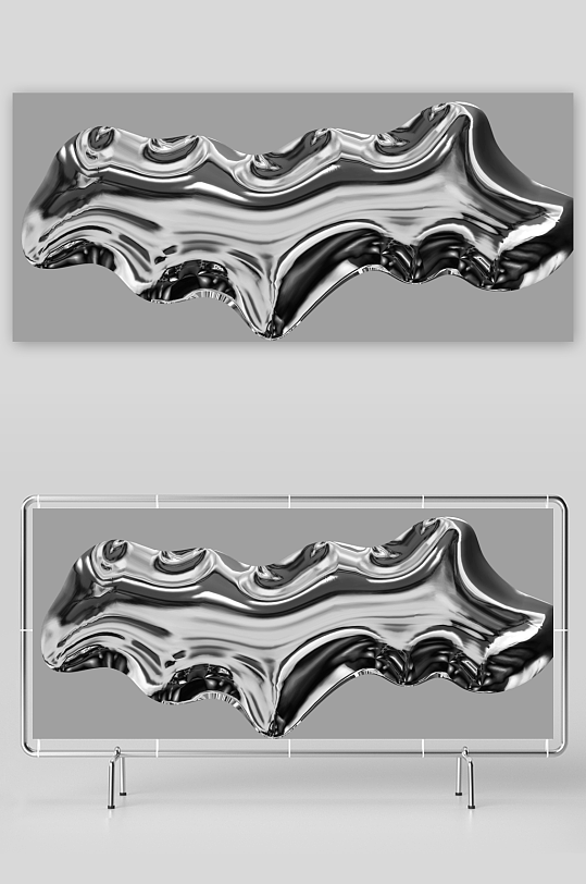 酸性镀铬金属元素素材-众图网