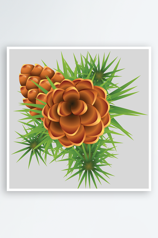 圣诞冷杉树免抠素材-众图网