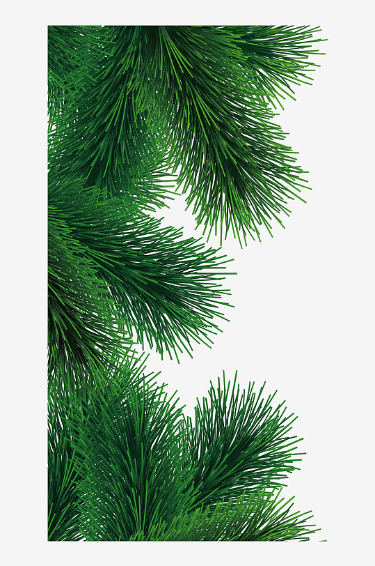 圣诞冷杉树免抠素材-众图网