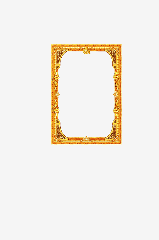 简约欧式相框免抠图-众图网