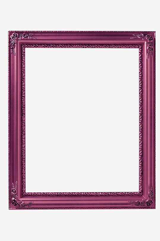 简约欧式相框免抠图-众图网
