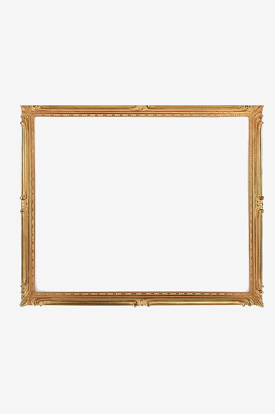 简约欧式相框免抠图-众图网