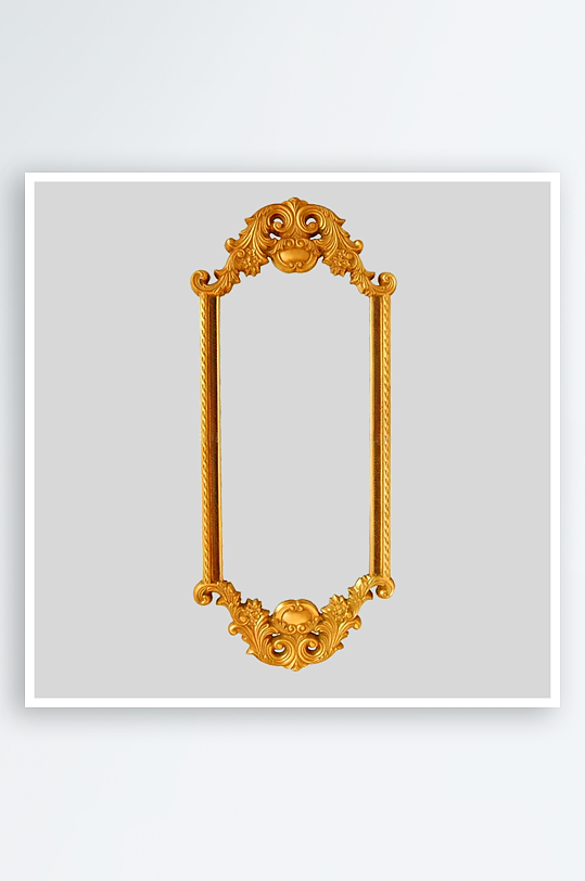 简约欧式相框免抠图-众图网