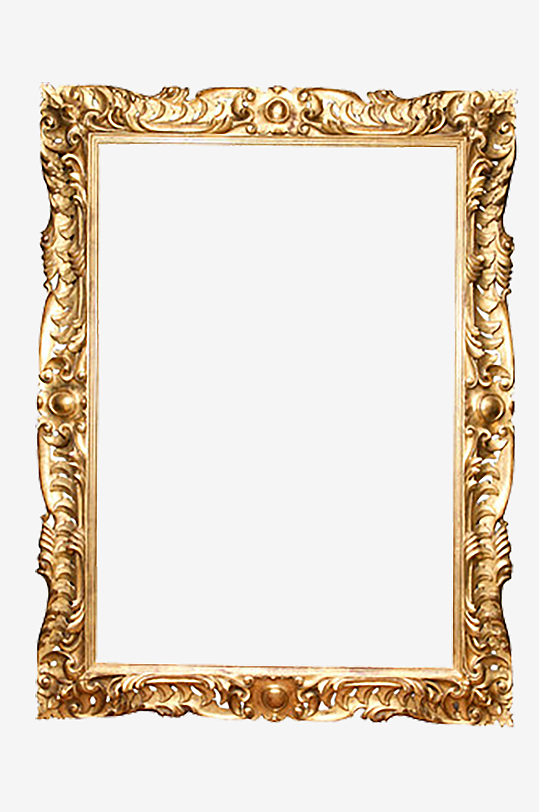 简约欧式相框免抠素材-众图网