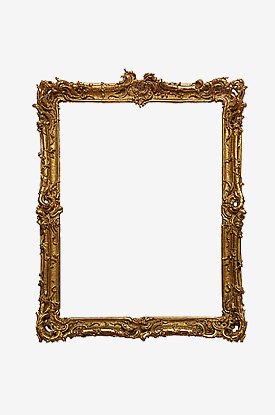 简约欧式相框免抠素材-众图网