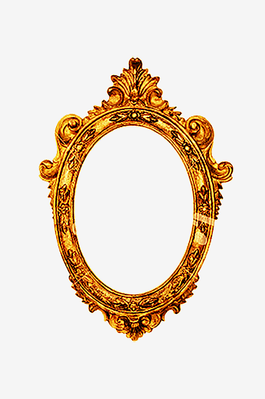 简约欧式相框免抠素材-众图网