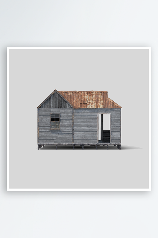 木屋木头房子免抠图-众图网