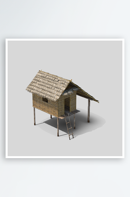 木屋木头房子免抠图-众图网