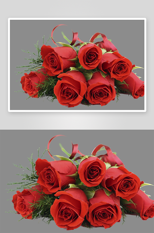 玫瑰花卉元素免抠素材-众图网