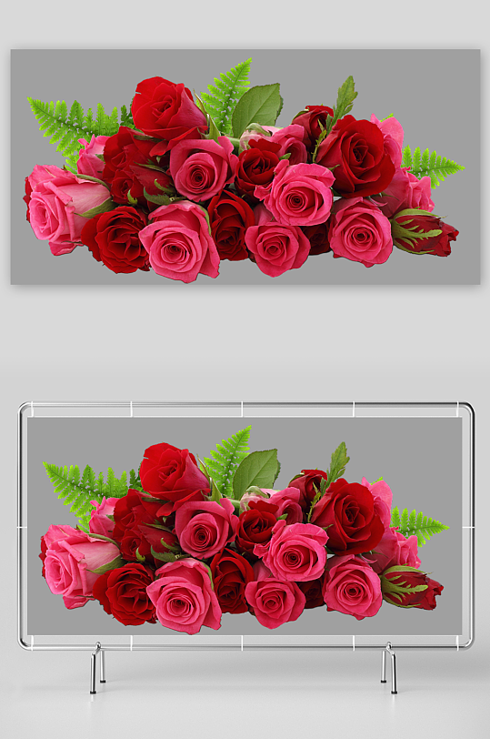 唯美玫瑰花卉元素免抠素材-众图网