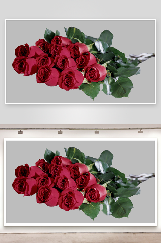 唯美玫瑰花卉元素免抠素材-众图网