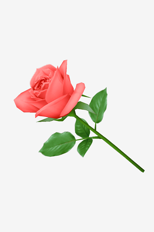 唯美玫瑰花卉免抠图-众图网