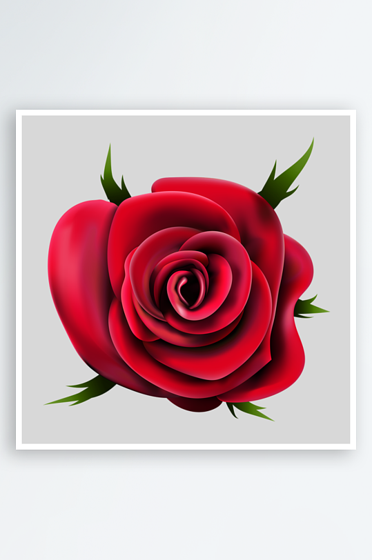 唯美玫瑰花卉免抠素材-众图网