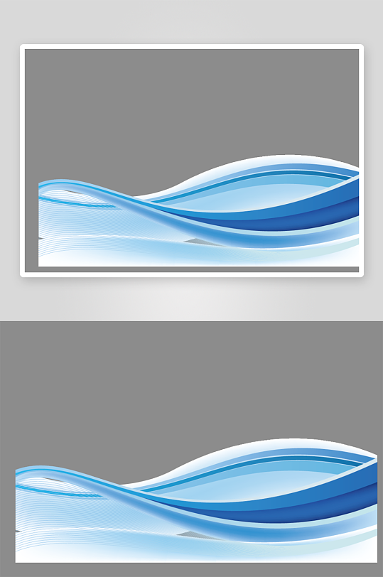 蓝色科技线条免抠图-众图网