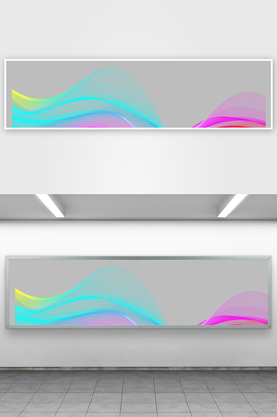 蓝色科技线条免抠图-众图网