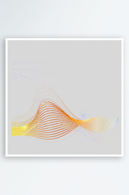 蓝色科技线条免抠图-众图网