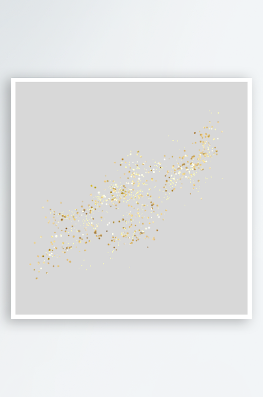 金色粉尘免抠素材-众图网