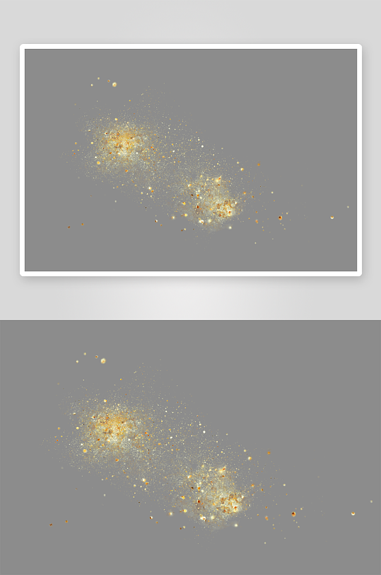 金色粉尘免抠素材-众图网