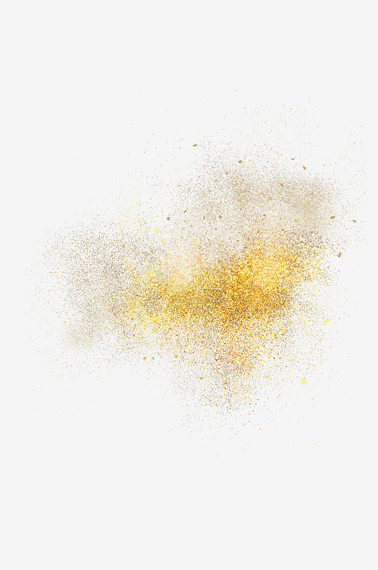 金色粉尘免抠素材-众图网