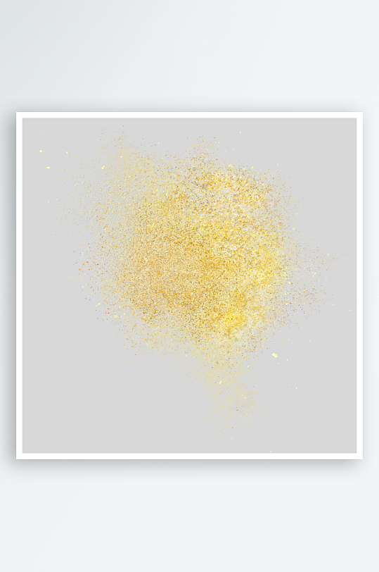 金色粉尘免抠素材-众图网