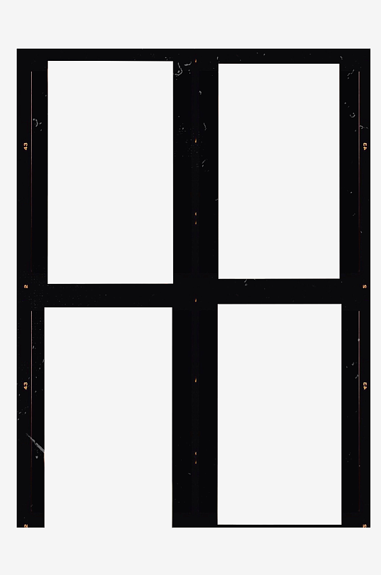 复古电影胶片边框免抠素材-众图网