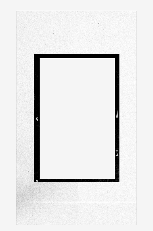 复古电影胶片边框免抠图-众图网