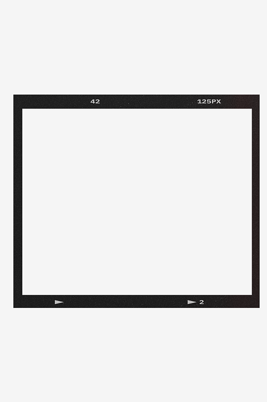 复古电影胶片边框免抠素材-众图网