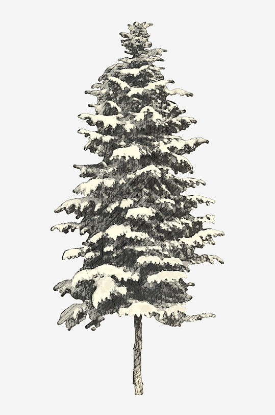 圣诞树免抠png素材-众图网