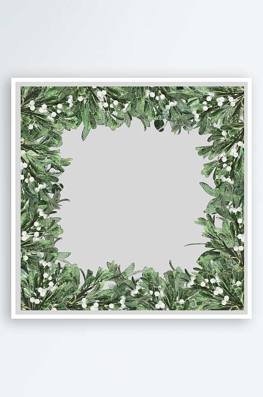 圣诞树枝免抠png素材-众图网