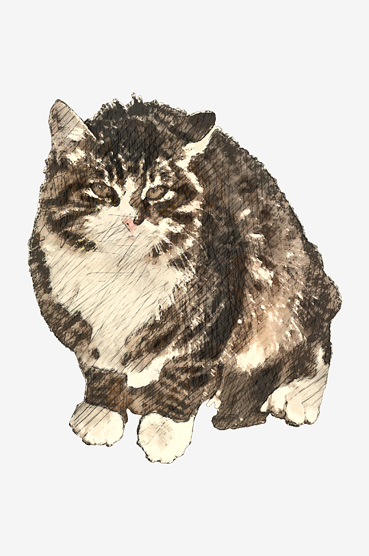 圣诞动物免抠png素材-众图网