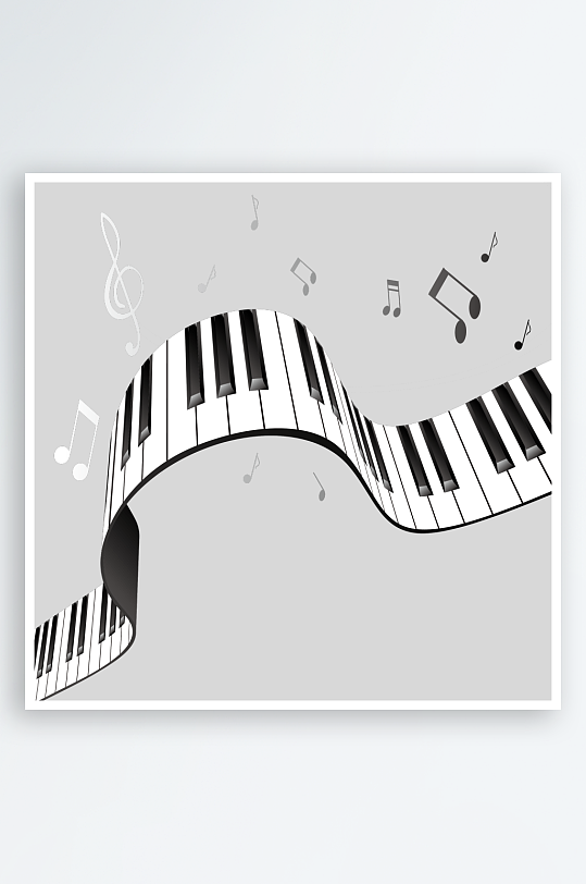 音乐音符音阶免抠图素材-众图网