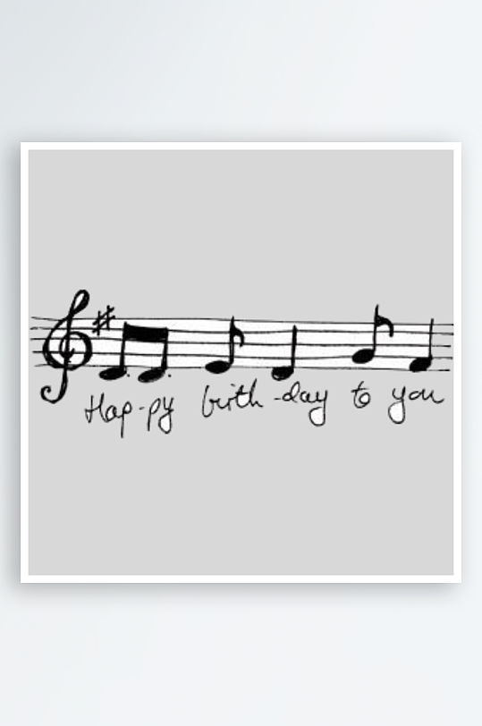 音乐音符音阶免抠图素材-众图网