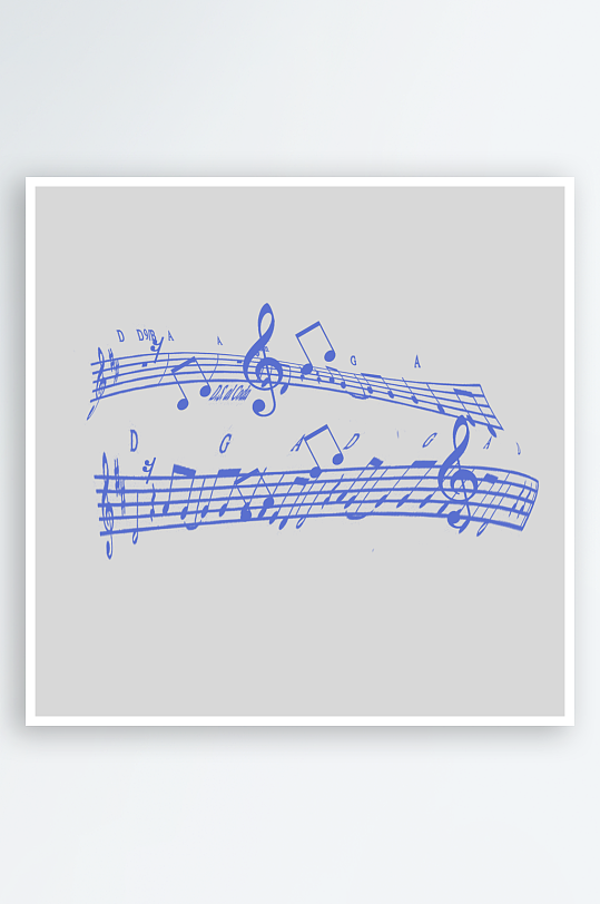 音乐音符音阶免抠图素材-众图网