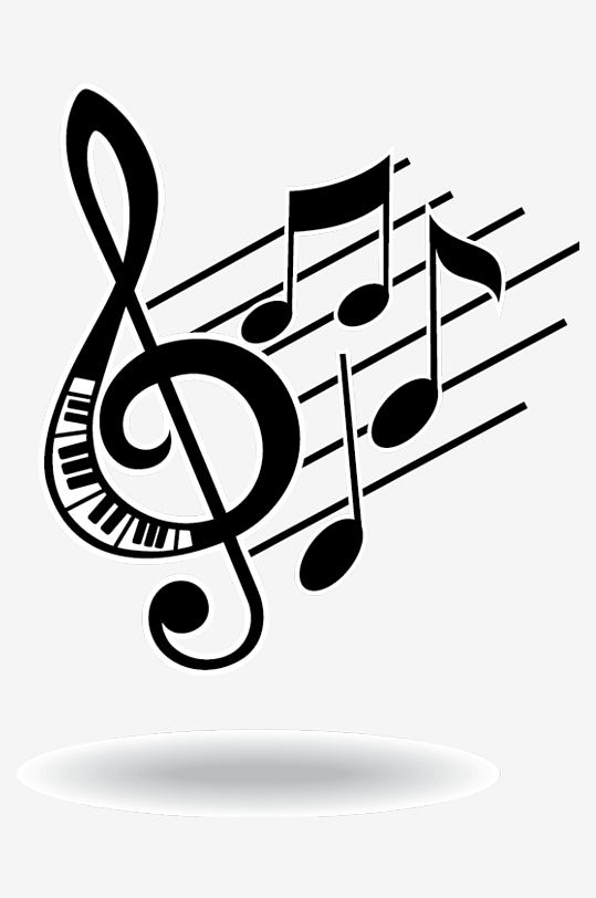音乐音符音阶免抠图-众图网