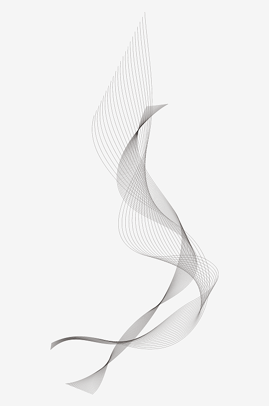 科技动感线条免抠图-众图网