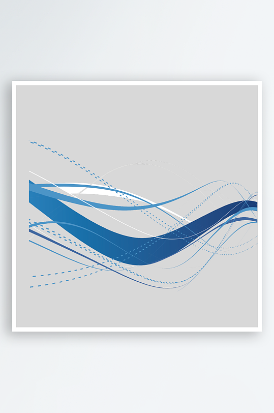 科技动感线条免抠图素材-众图网