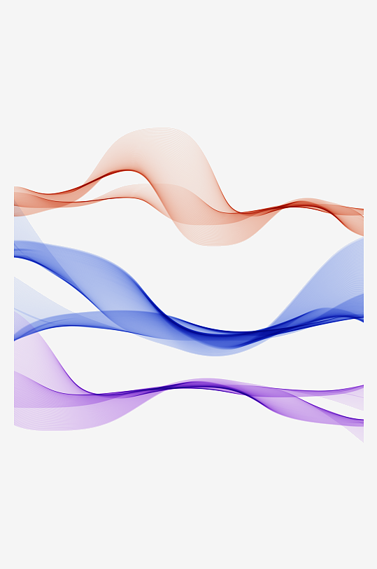 科技动感线条免抠图-众图网