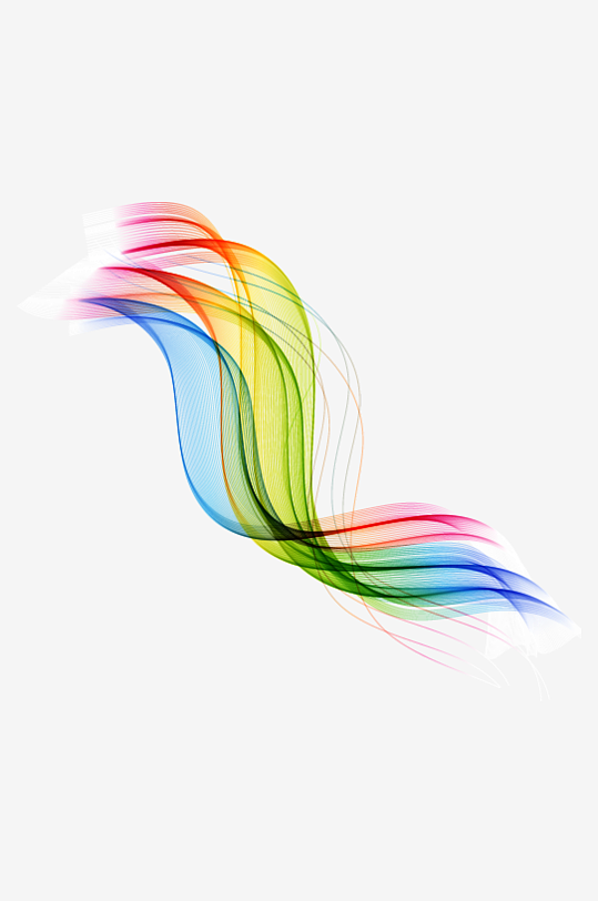 科技动感线条免抠图素材-众图网