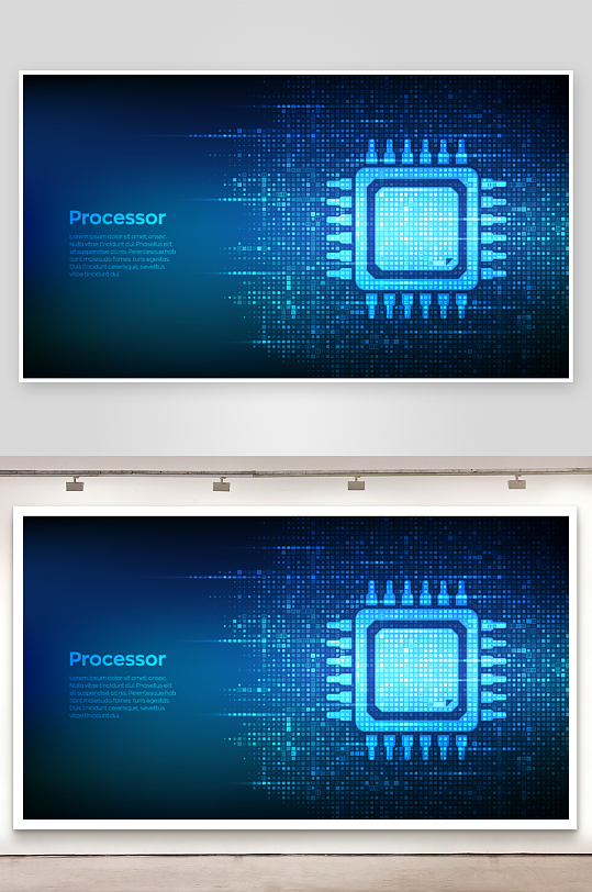 矢量科技背景素材-众图网