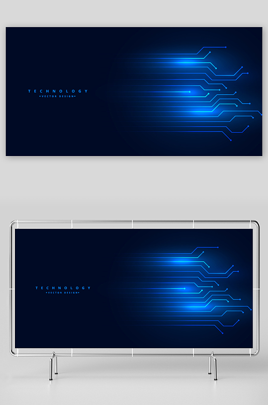 矢量科技背景素材-众图网