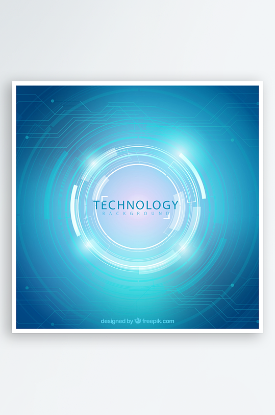 矢量科技背景素材-众图网