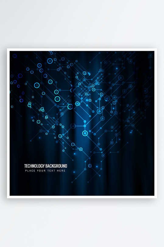 矢量科技背景模板素材-众图网